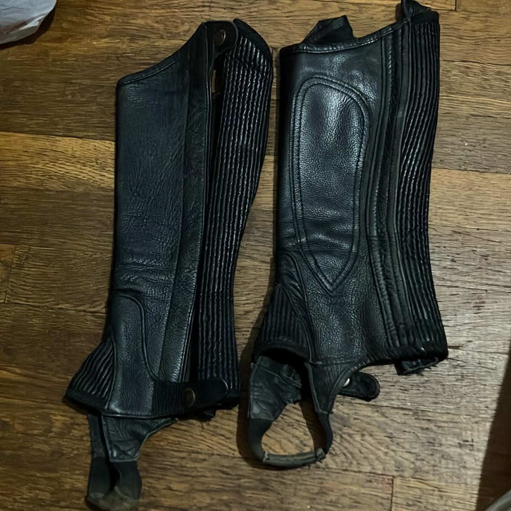 Ovation half chaps calf size 16-18
